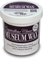 quakehold! clear 13-ounce museum wax - reusable & removable, non-toxic & non-damaging adhesive - easy to use for wall art, antiques - suitable for metal, glass, ceramic, wood - 1 pack logo