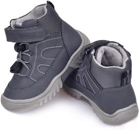 img 3 attached to Hiking Boots Toddler Winter Sports Boys' Shoes