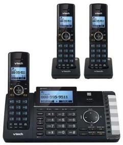 img 3 attached to 📞 Enhanced VTech DS6251-3 DECT 6.0 2-Line Cordless Digital Answering System