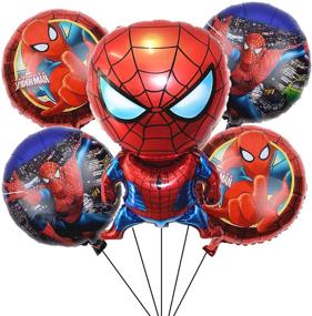 img 4 attached to Spiderman Balloons Supplier Superhero Decorations