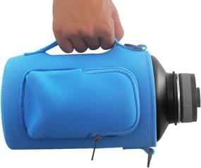 img 3 attached to Watruer Hydro Carrier: Neoprene Water Bottle Sleeve with Shoulder Strap & More - Fits HydroFlask, Yeti, and More!