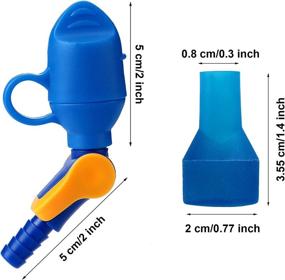 img 2 attached to 🚰 Sumind 12 Pieces Bite Valve Replacement Kit for Osprey Platypus & More Hydration Bladders