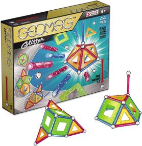 img 4 attached to ✨ Glitter Construction Assorted Geomag Set - 44 Pieces