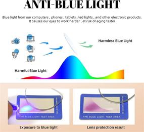 img 1 attached to Fashion Non Prescription Blocking Computer Reading
