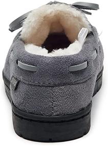 img 1 attached to 👶 Cozy and Protective Moccasin Slippers Toddler Loafers for Boys