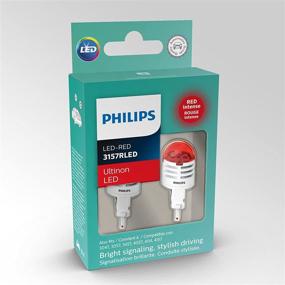 img 3 attached to Повысьте безопасность с лампами Philips 3157RLED Ultinon LED (красные) - 2 шт.