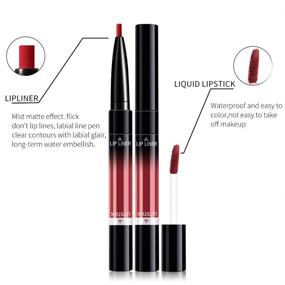 img 2 attached to Lipstick Waterproof Non Stick Cosmetics Professional
