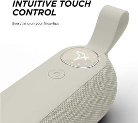 img 2 attached to 🔊 Libratone Too - Портативная колонка с Bluetooth мощностью 30 Вт и звуком 360°, сенсорным управлением, онлайн-трансляцией, 5 предустановленными избранными станциями, 12-часовым временем воспроизведения, встроенным микрофоном, защитой от влаги IPX4 (серый)