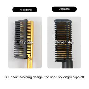 img 1 attached to Upgrade Your Natural Black Hair with our Hot Comb Electric Pressing Combs: The New Gold Standard in Hot Hair Straightening
