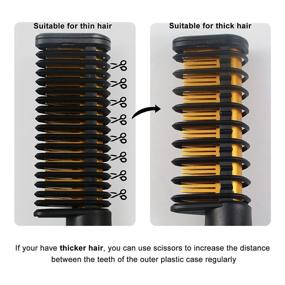 img 2 attached to Upgrade Your Natural Black Hair with our Hot Comb Electric Pressing Combs: The New Gold Standard in Hot Hair Straightening