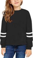 👚 luvamia tie dye sweatshirts for girls - casual hoodie with crewneck and long sleeves, stylish pullover tops логотип