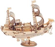 🚢 exploring the seas: rolife wooden puzzle ship friend логотип