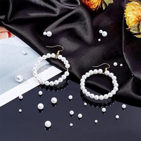 img 3 attached to 💎 Enhance Your Décor with PH PandaHall 1535pcs No Holes Imitated Pearl Beads - Perfect for Weddings, Birthdays, and Home Decoration