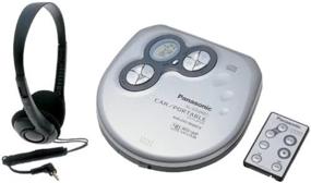 img 3 attached to 🎶 Улучшенный портативный CD-плеер Panasonic SL-SX282C с автомобильным комплектом, оснащенный передовой технологией 40-секундного антиската для безупречного воспроизведения.