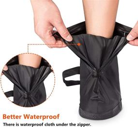 img 3 attached to 🌧️ LOSHTH Waterproof Rain Shoes Boots Covers: Versatile Protection for Women and Men