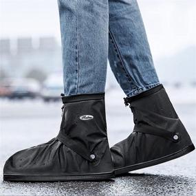 img 1 attached to 🌧️ LOSHTH Waterproof Rain Shoes Boots Covers: Versatile Protection for Women and Men