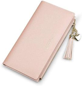 img 4 attached to 👜 Minimalist Elegant Women's Leather Wallets and Handbags - Wallets & Purses