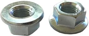 img 1 attached to 🔩 High-Quality Class 10 Zinc Hex Flange Nut M14-1.5 - Non-Serrated. Compliant with DIN 6923 and ISO 4161 standards.