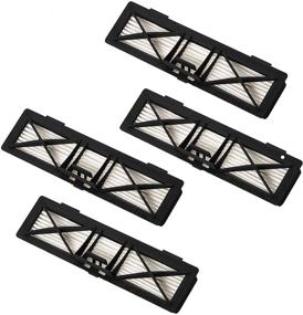 img 4 attached to 🔽 Neato Robotics Performance Ultra Filter (4-Pack) - Black, Normal Flow, 4 Count