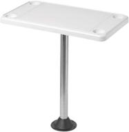 🏖️ detmar marine rv table, white - removable rectangular 12-1106c логотип