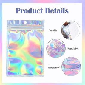 img 2 attached to Holographic Resealable Combinations Packaging Supplies