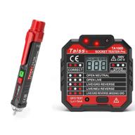 🔌 twidec/voltage tester pen non-contact with led flashlight + gfci outlet tester power socket: find breakers and detect voltage with ta100+ta106b" logo