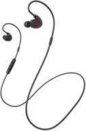 беспроводные наушники geg bluetooth neckband earphone apt-x sport с 🎧 гарнитурой с микрофоном, удобные и легкие, водонепроницаемые ipx4 (черные), версия bluetooth 4.2 логотип