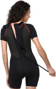 img 1 attached to 👙 Premium Shorty Wetsuit for Women by Phantom Aquatics - Voda Model