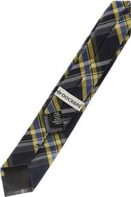img 1 attached to 🧢 Plaid Clip Yellow Neckties for Boys - Dockers Boys' Accessories