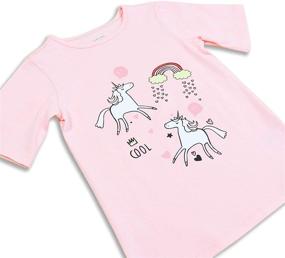 img 1 attached to 👚 Girls' Clothing: GLASH Kids Little Short Sleeve T-Shirts