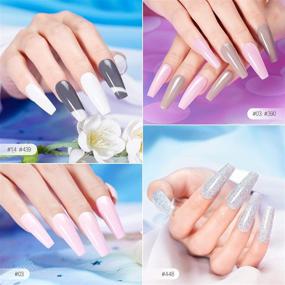 img 1 attached to 💅 Wakaniya Dip Powder Nail Kit: Complete DIY French Dip Manicure Kit with 8 Colors, Base Activator, and Top Coat