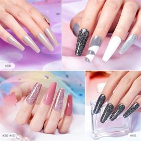 img 2 attached to 💅 Wakaniya Dip Powder Nail Kit: Complete DIY French Dip Manicure Kit with 8 Colors, Base Activator, and Top Coat