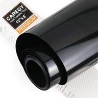 🎯 caregy black iron on heat transfer vinyl roll htv (12'' x 5'') - enhanced seo logo