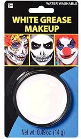 img 1 attached to 🎨 amscan 840945 White Grease Face Paint (24-Pack) - Non-Toxic & Long-Lasting