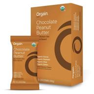 orgain organic protein chocolate lactose logo