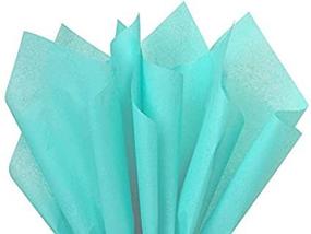 img 4 attached to Aqua Blue Tissue Paper Inch Gift Wrapping Supplies