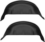 🚗 husky liners 79131: ultimate protection for 2017-20 ford f-250/f-350 rear wheel well guards, black logo