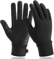 winter warm touchscreen gloves - eadali lightweight windproof running mittens liners for driving, training, fitness, and exercise логотип