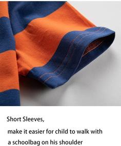 img 1 attached to Premium WIYOSHY Sleeve T Shirts: Shop Cotton Stripe Boys' Clothing and Tops, Tees & Shirts