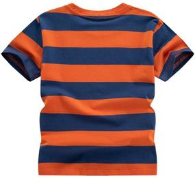 img 3 attached to Premium WIYOSHY Sleeve T Shirts: Shop Cotton Stripe Boys' Clothing and Tops, Tees & Shirts