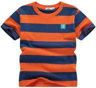 premium wiyoshy sleeve t shirts: shop cotton stripe boys' clothing and tops, tees & shirts logo