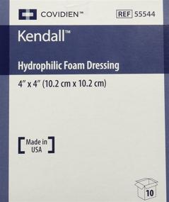 img 1 attached to Kendall Copa Hydrophilic Foam Dressing 🩹 - 4x4 inch - Box of 10 (KND55544)