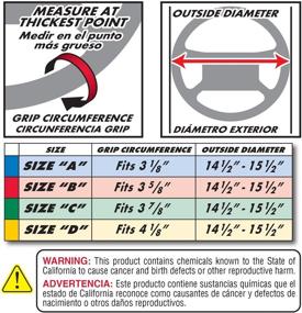 img 1 attached to Превосходное 58-0650T суперстойкое рулевое колесоокладывание Superskin.