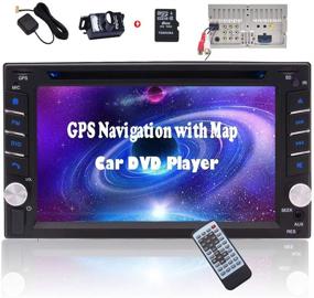 img 4 attached to Double Din Bluetooth Car Stereo GPS Navigation Car Video 2 Din In Dash Car DVD CD Player Car Radio Tuner 6