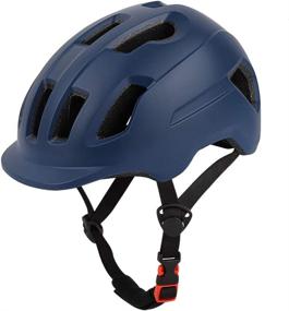 img 4 attached to 🚴 Nocihcass Adults Bike Helmet: Lightweight Road & Mountain Cycling Helmet with Visor - Adjustable Size 22-24.8 Inches (56-63cm)