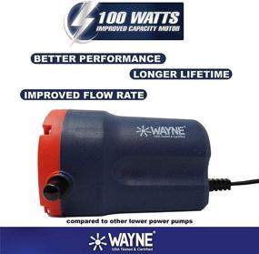 img 2 attached to Wayne 100W Oil Extractor Pump - High Performance Oil Change Pump - Fluid Transfer Pump for Oil/Diesel - Ideal for Automotive, Heavy Duty Machinery, Farm & Marina Applications - Top-rated Oil Extractor