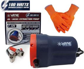 img 4 attached to Wayne 100W Oil Extractor Pump - High Performance Oil Change Pump - Fluid Transfer Pump for Oil/Diesel - Ideal for Automotive, Heavy Duty Machinery, Farm & Marina Applications - Top-rated Oil Extractor