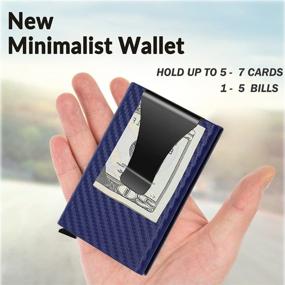 img 3 attached to Executive Leather Wallet with RFID Blocking - Men's Credit Holder, Card Case, and Money Organizer