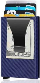 img 4 attached to Executive Leather Wallet with RFID Blocking - Men's Credit Holder, Card Case, and Money Organizer