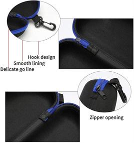 img 1 attached to 🕶️ Ultimate Portable Travel Zipper Sunglasses: Essential Men's Eyewear and Accessories